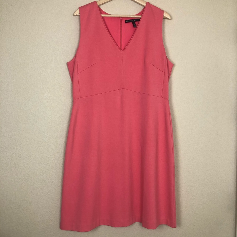 White House Black Market V-neck sheath